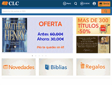 Tablet Screenshot of libreriaclc.com